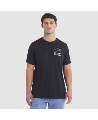 Nike - Men's Black Detroit Lions 2025 NFL Crucial Catch Tri-Blend Dri-FIT T-Shirt
