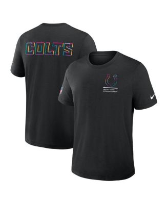 Nike - Men's Black Indianapolis Colts 2025 NFL Crucial Catch Tri-Blend Dri-FIT T-Shirt