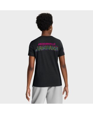 Women's Black Jacksonville Jaguars 2025 NFL Crucial Catch Tri-Blend Dri-FIT T-Shirt