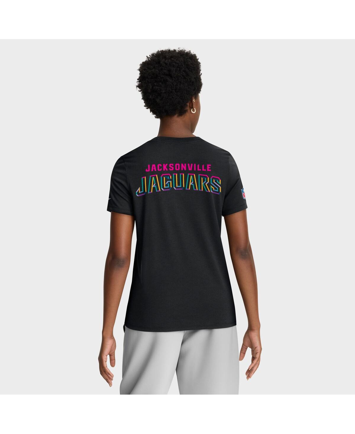 Nike Women's Black Jacksonville Jaguars 2025 Nfl Crucial Catch Tri-blend Dri-fit T-shirt In Black