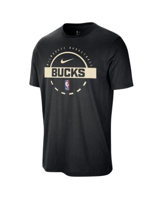 Men's Black Milwaukee Bucks Authentic Practice T-Shirt
