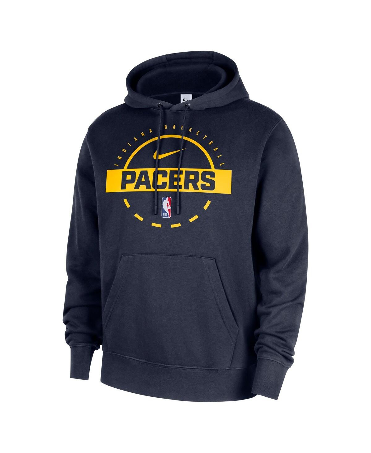 Nike Men's Navy Denver Nuggets 2025/26 Authentic Practice Club Pullover Hoodie In Blue