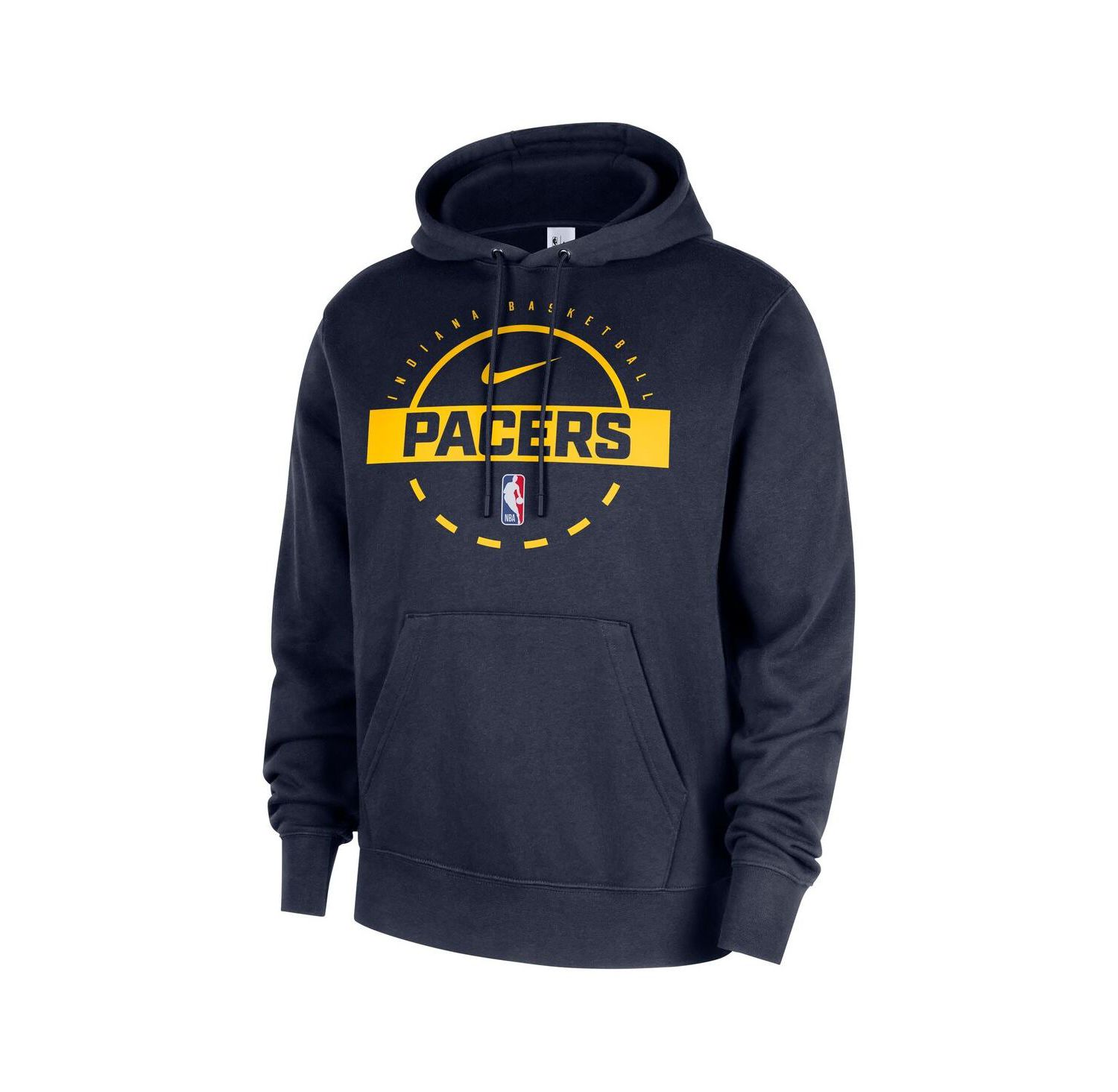Men's Navy Indiana Pacers 2025/26 Authentic Practice Club Pullover Hoodie