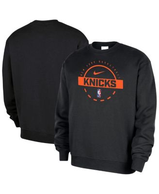 Nike - Men's Black New York Knicks 2025/26 Authentic Practice Club Sweatshirt