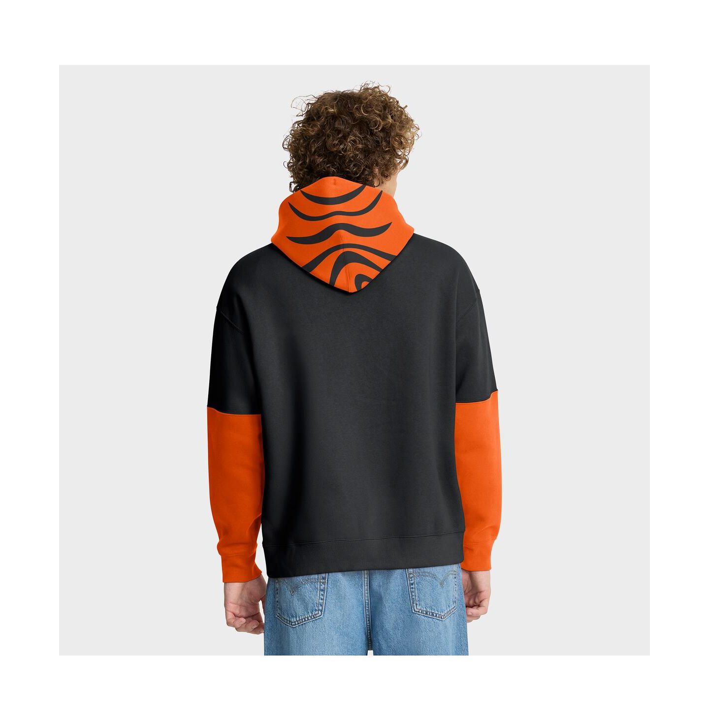 Мужское худи Fanatics Black Cincinnati Bengals Helmet Pullover — фото 2