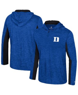 Colosseum - Men's Royal Duke Blue Devils Always Sunny Quarter-Zip Hoodie
