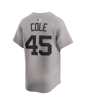 Men's Gerrit Cole Gray New York Yankees Road Limited Player Jersey