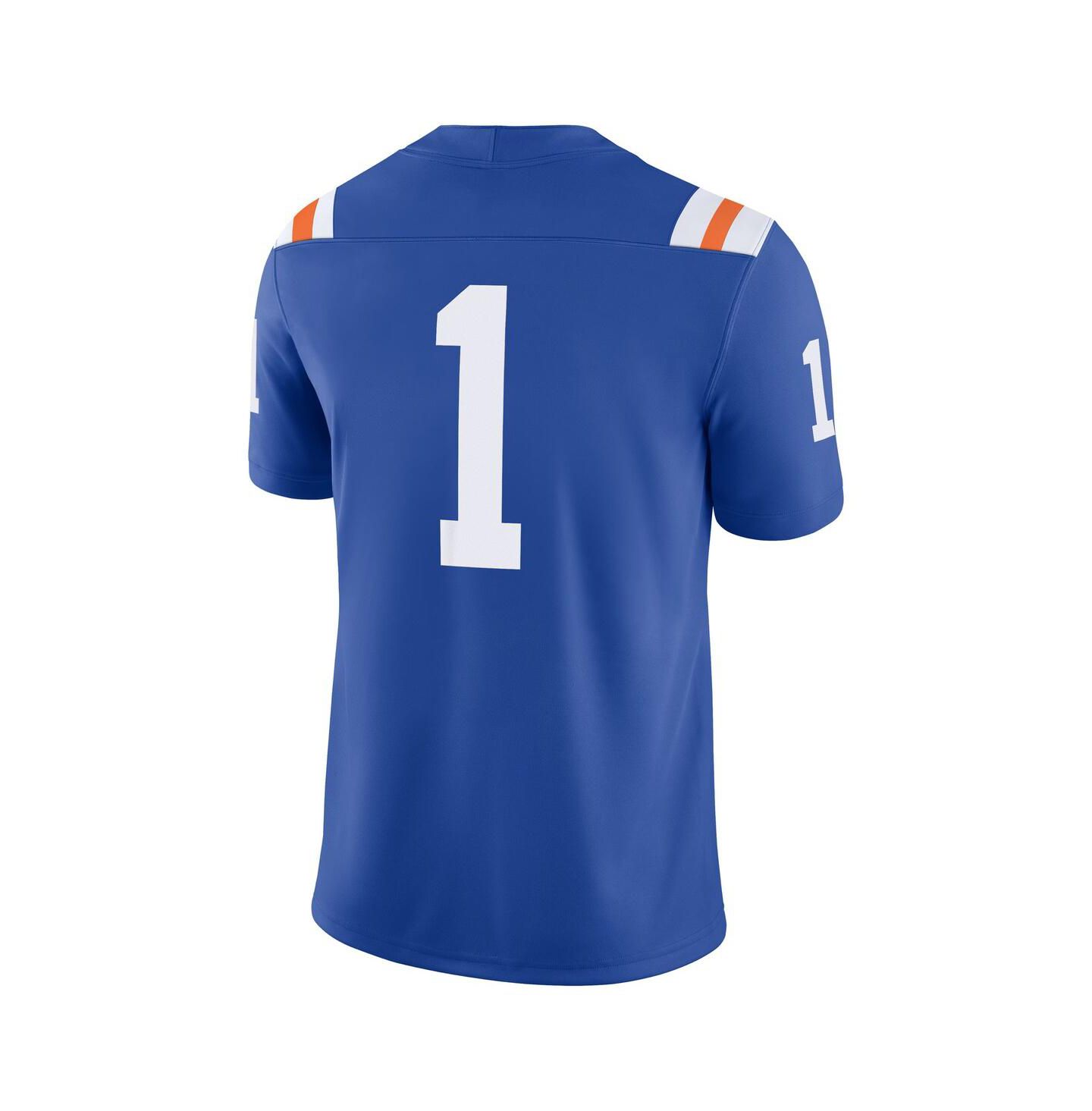 Мужской топ Jordan Royal Florida Gators Alternate Game Jersey — фото 3