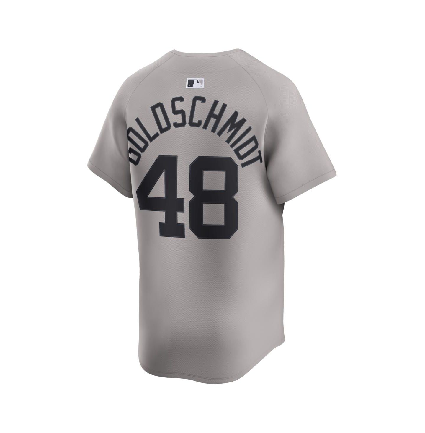 Мужской топ Nike Paul Goldschmidt Gray New York Yankees Road Limited Player Jersey — фото 3