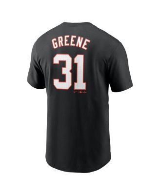 Men's Riley Greene Black Detroit Tigers Fuse Name Number T-Shirt