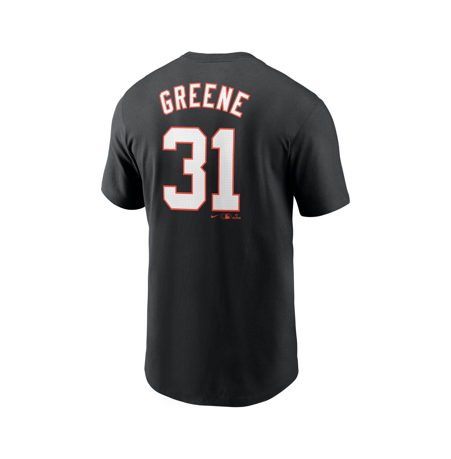 Мужская футболка Nike Riley Greene Black Detroit Tigers Fuse Name & Number — фото 3