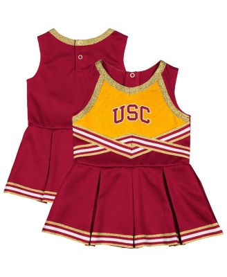 Colosseum - Girls Baby Boys and Girls Cardinal USC Trojans Lollipop Park Cheer Dress