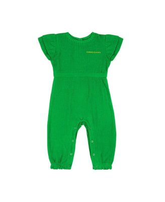 Baby Boys and Girls Green Oregon Ducks Beautopia Waffle Knit Romper