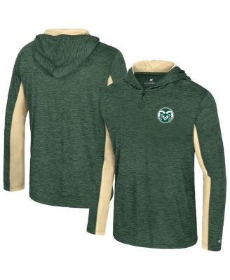 Colosseum - Men's Green Colorado State Rams Always Sunny Quarter-Zip Hoodie