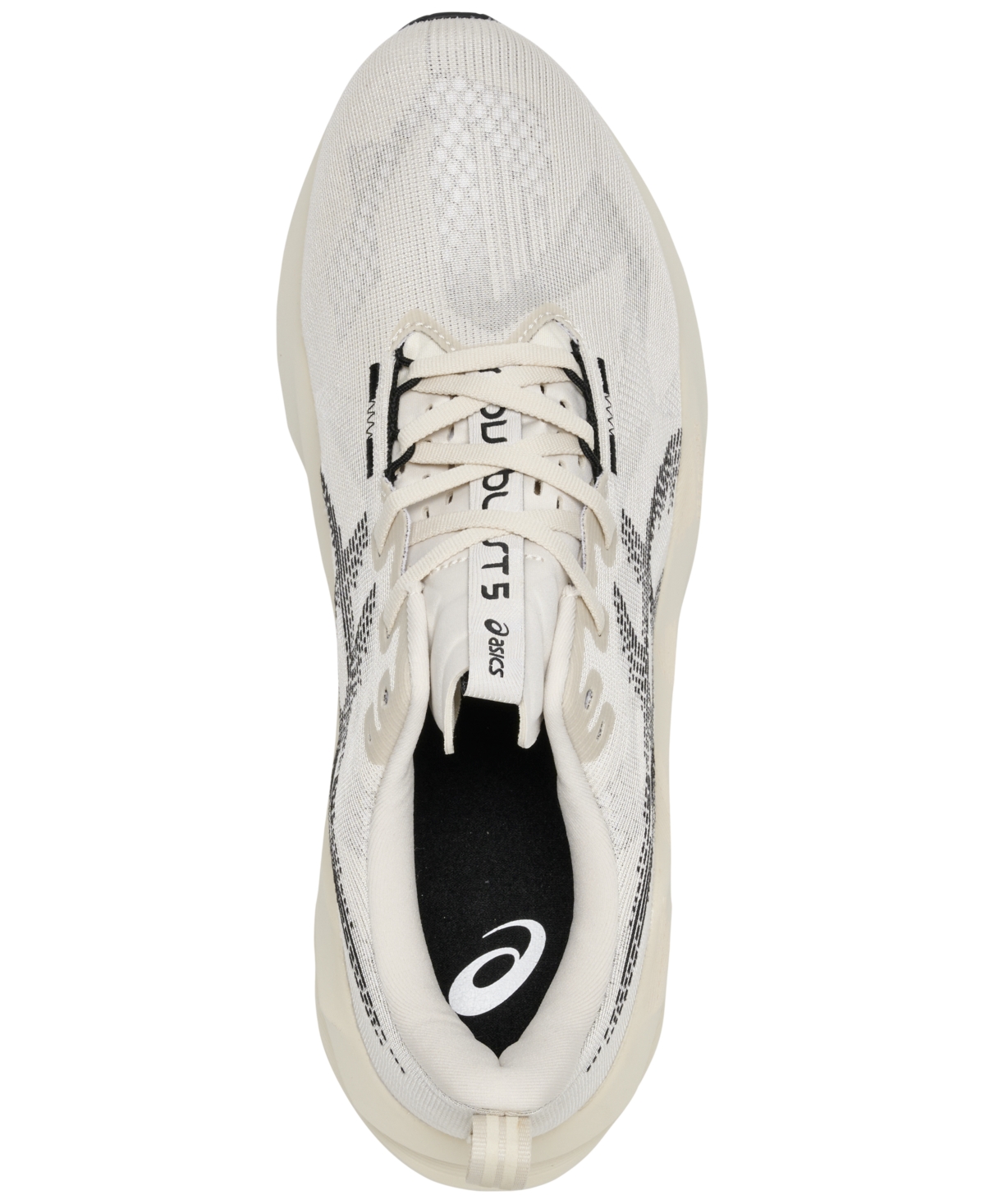 Asics Novablast 5 'oatmeal Black' In Gray