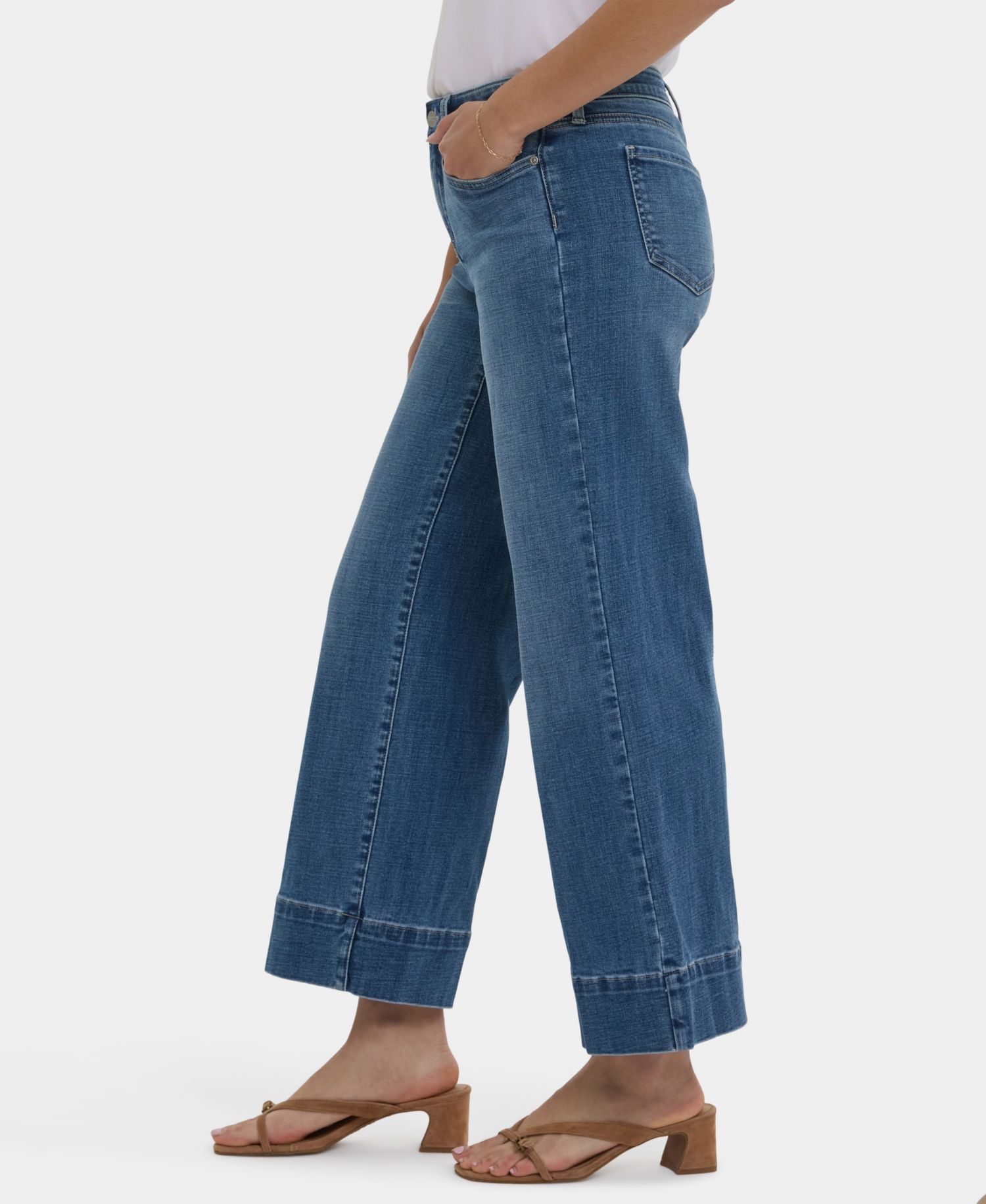 Women's Teresa Wide Leg Ankle Jeans