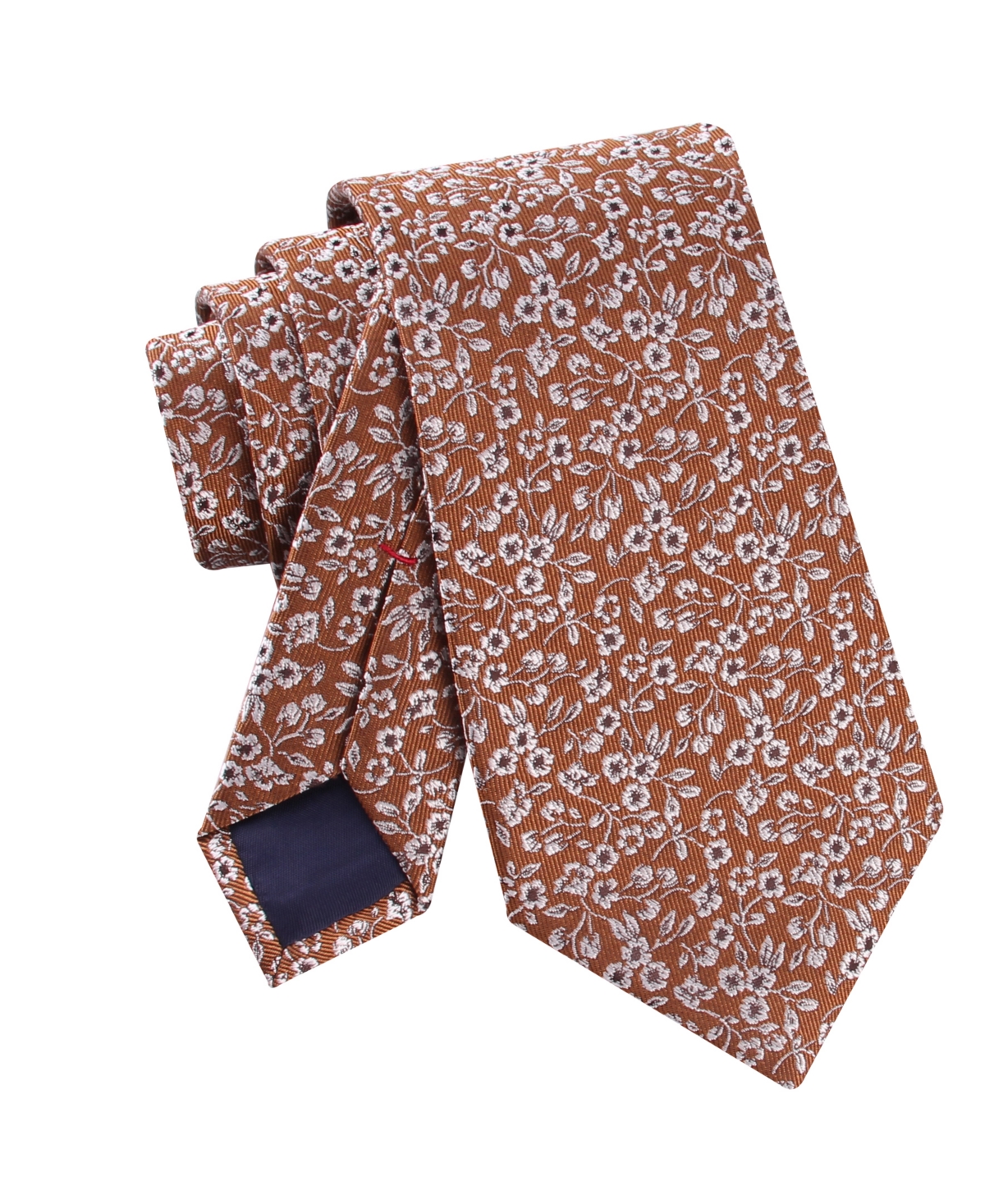 Tommy Hilfiger Men's Luca Floral Tie In Brown