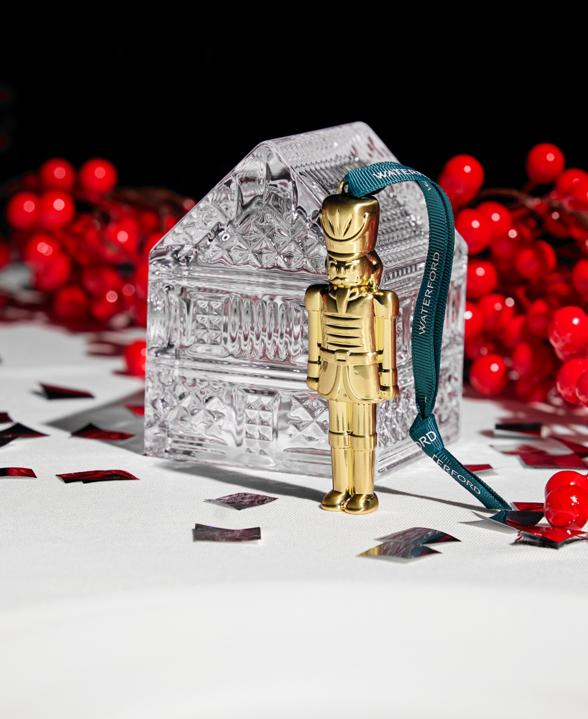 Waterford Nutcracker Golden Ornament