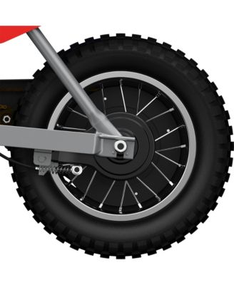 MX350 Dirt Rocket Kids Electric Toy Motocross Motorcycle Dirt Bike, Red