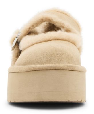 Women's Elena Cozy Platform Mary Jane Flat Shoes