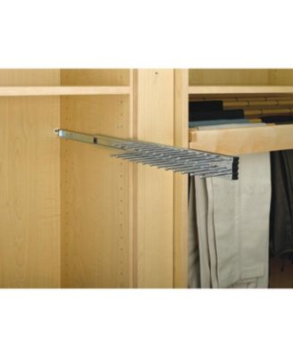 12-Inch Side Mount Extending Tie Rack
