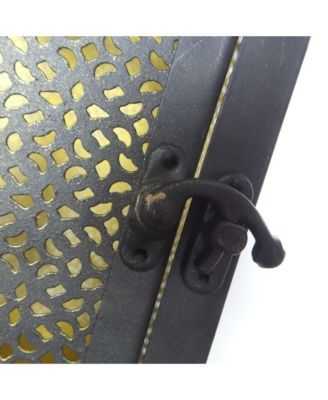 16 Inch Battery Powered 20 LED Filigree Lantern (2 Pack)