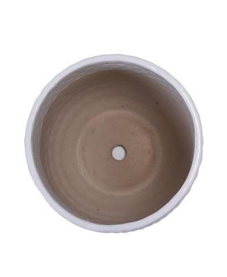 3-Piece Ceramic Flowerpot Set