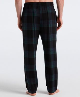 Men's Deluxe Touch Twill Plaid Print Pajama Pants