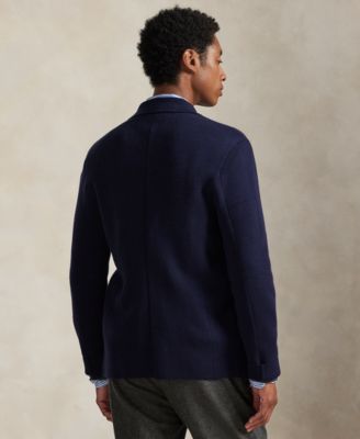 Men's Merino Long Sleeve Blazer Cardigan