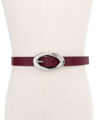 Women's 25mm Non-Reversible Leather Belt