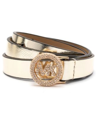 Michael Kors - Women's Pave Logo Belt