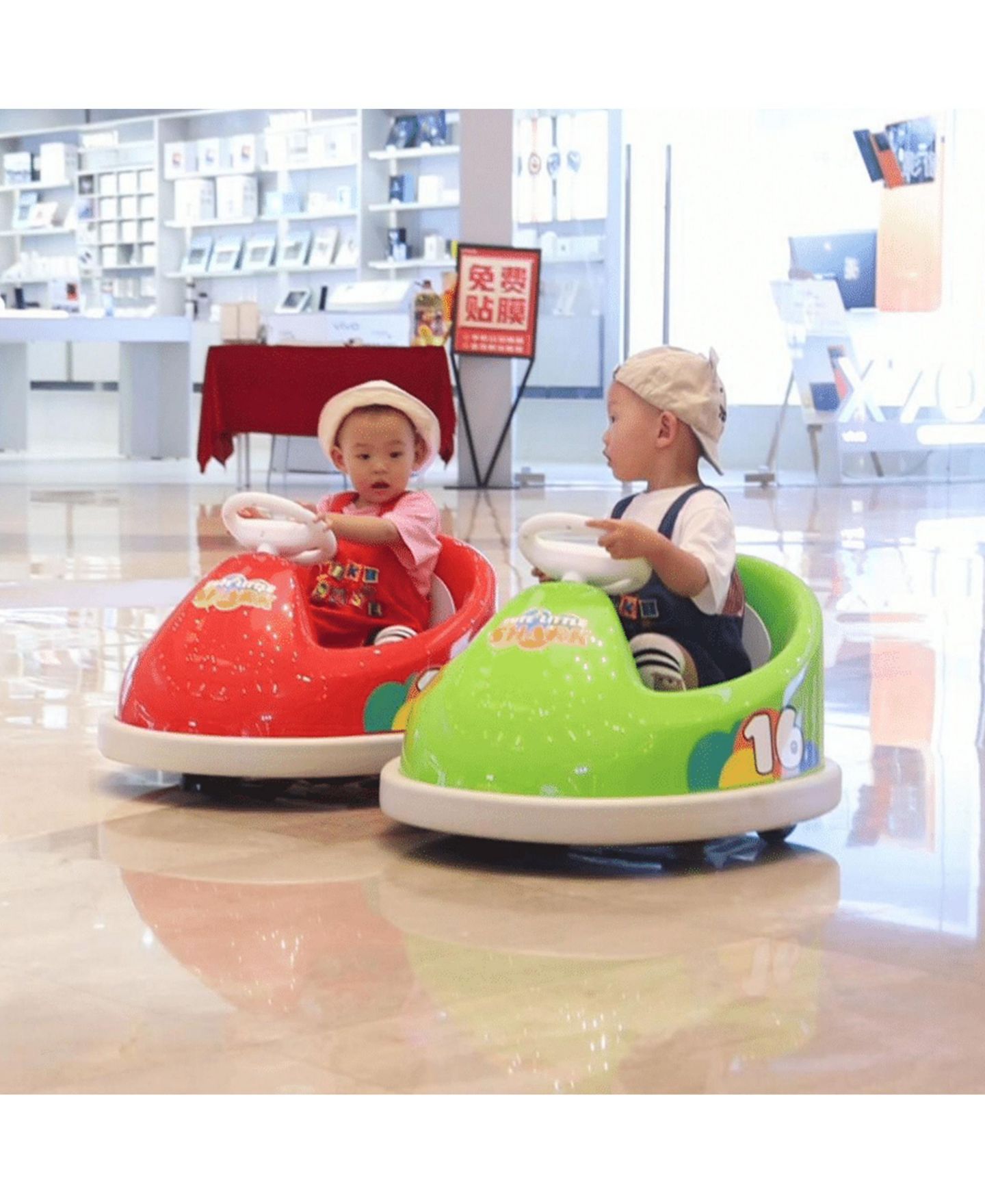 Детская игрушка Best Ride on Cars Bumperz 6 Volt Kids Electric Battery Powered Bumper Car, Pink — фото 3