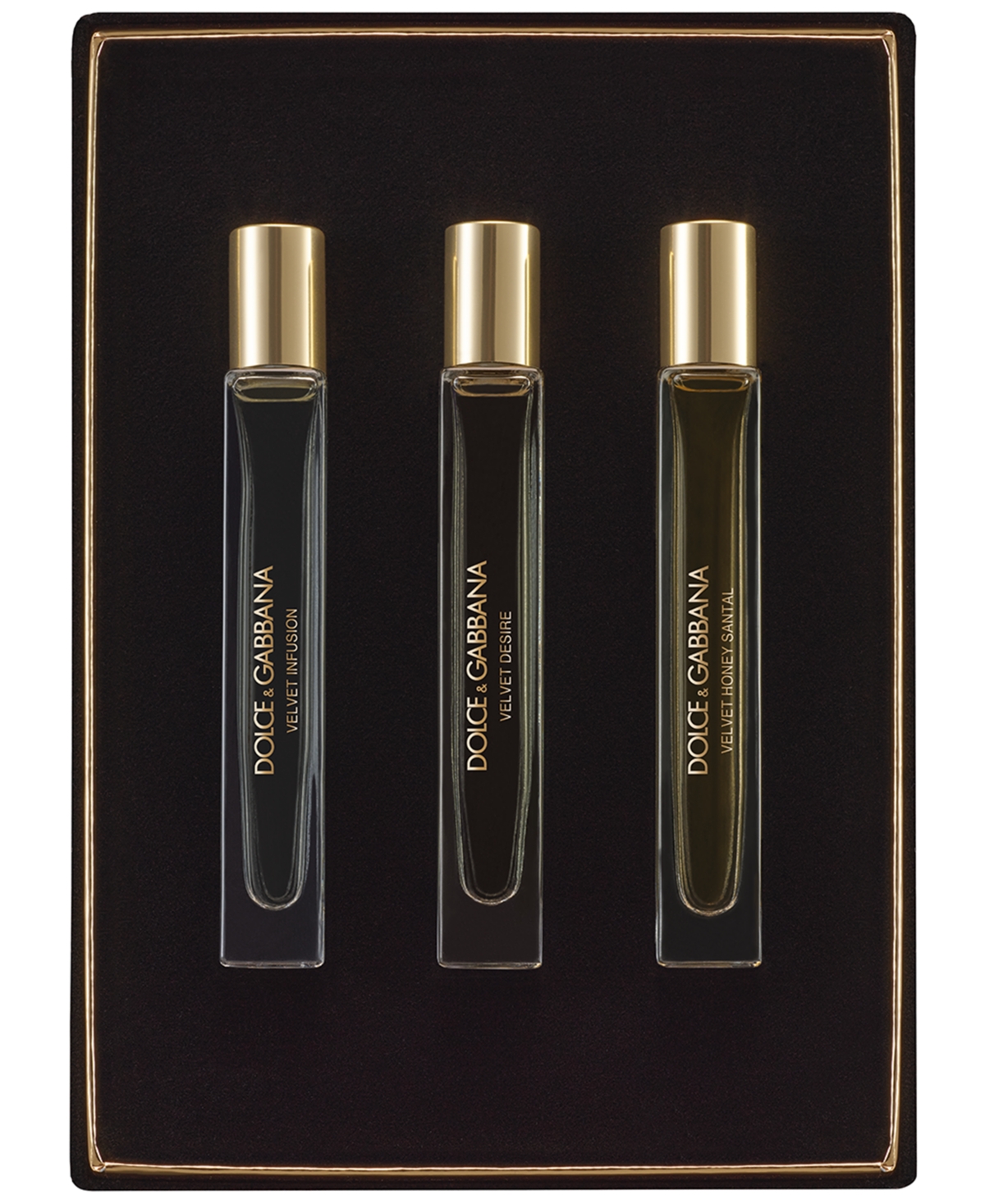 Dolce & Gabbana 3-pc. Velvet Collection Eau De Parfum Set, 0.33 Oz. In Transparent