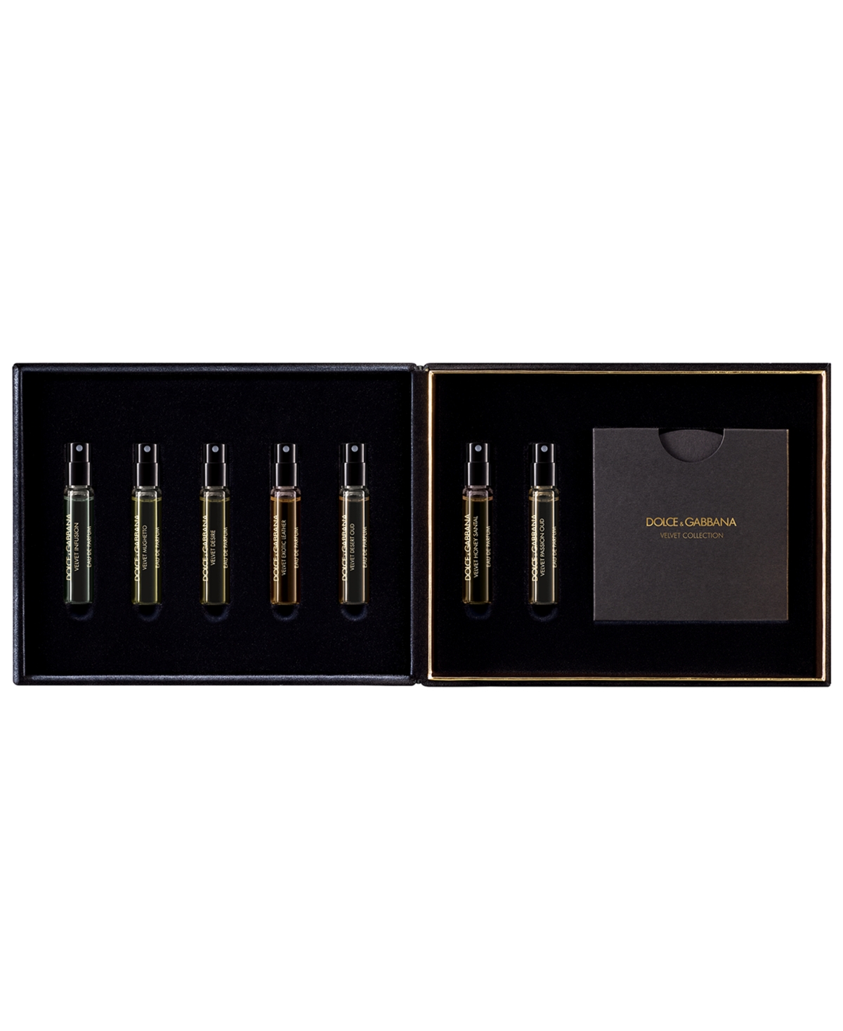 Dolce & Gabbana 7-pc. Velvet Collection Eau De Parfum Set, 0.068 Oz. In Transparent