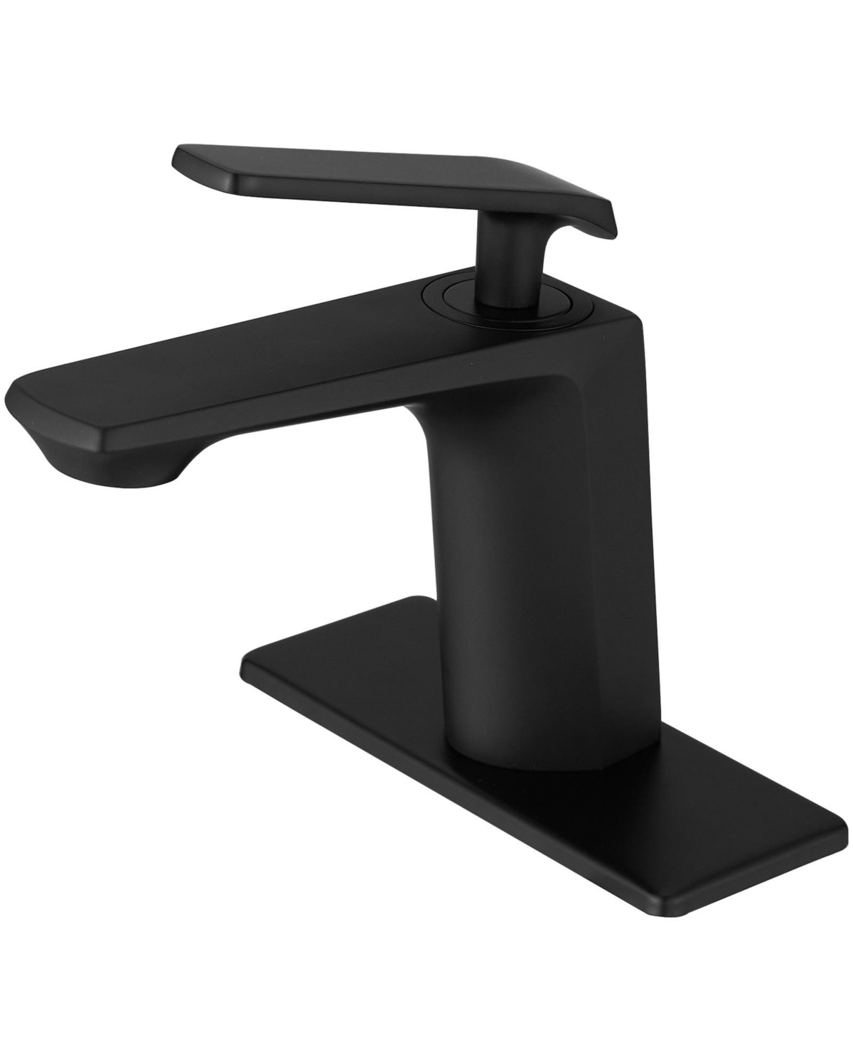 Greenspring Single Hole Single-Handle Bathroom Faucet in Matte Black