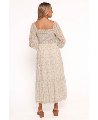 Women's Keziah Long Sleeve Maxi Dress - Yellow Floral