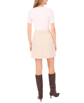 Women's Tweed Mini Skirt