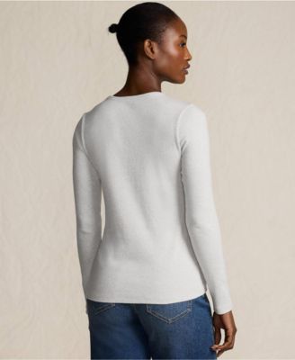 Women's Tall Long Sleeve Micro Rib T-Shirt