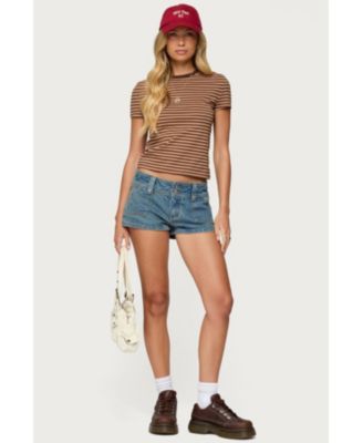Women's Keinan Low Rise Denim Shorts