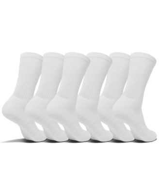 Men's 6-Pack Crew Socks from Finish Line
