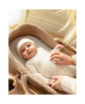 Baby Girls Solid Rayon Blend Beanie