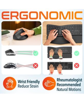 KB250 Wireless Ergo Keyboard and S38 Wireless Mouse