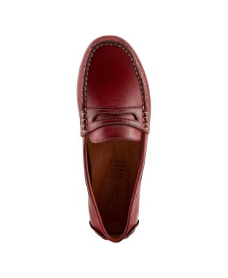 Audette Leather Moccasins with Removable Insole and Penny Keeper