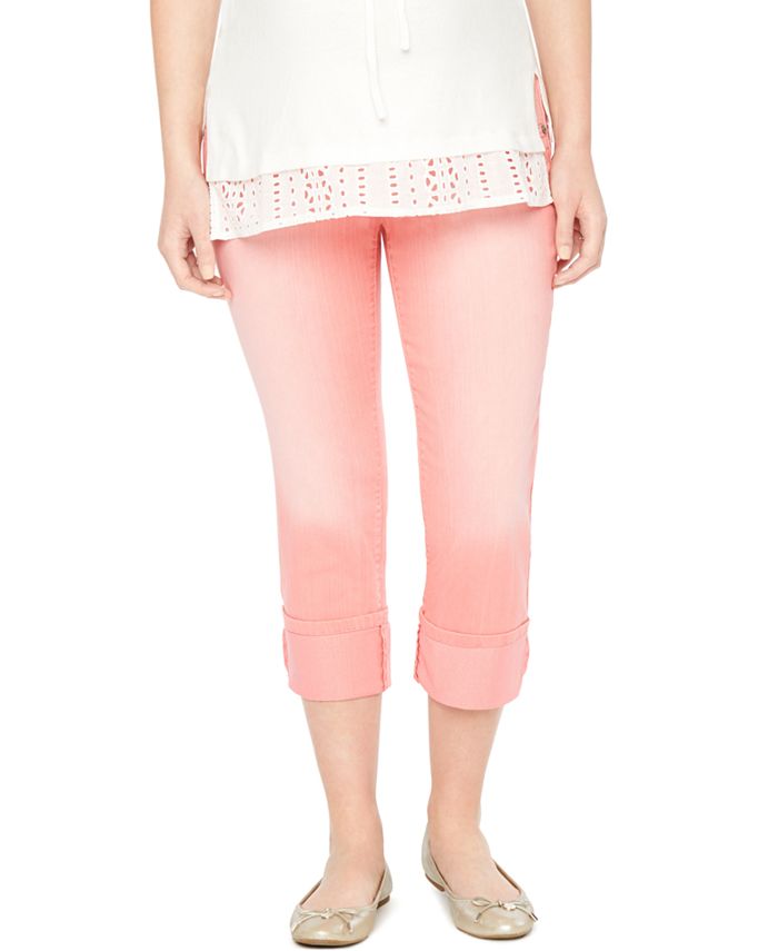 Motherhood Maternity Twill Capri Pants Macy's