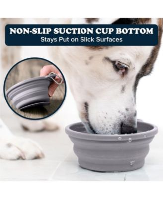 3-in-1 Dog Walk Bag, Travel Bowl, & Reflective Leash with Matching Planet-Safe Dog Poop Bags