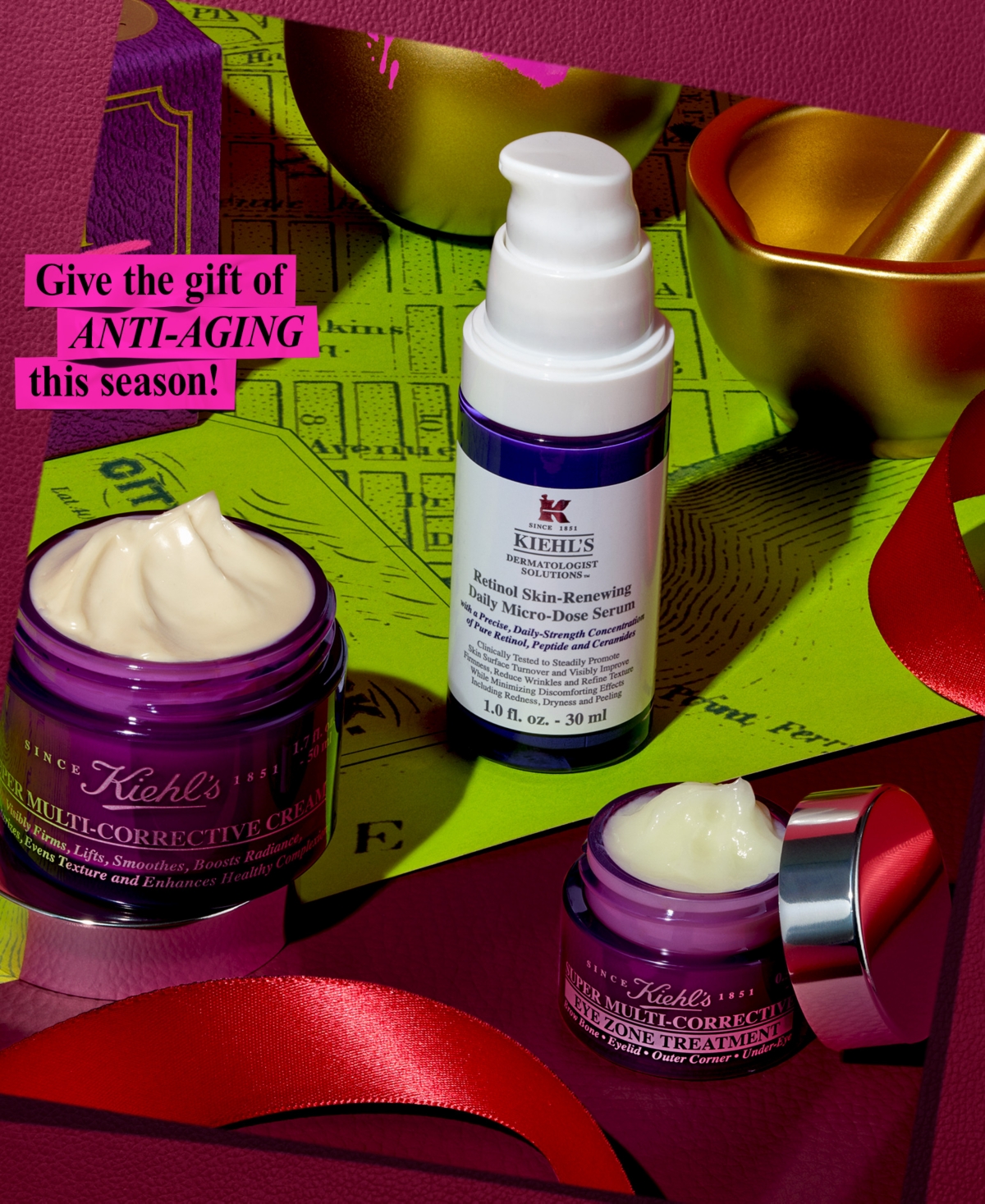 Kiehl's Since 1851 3-pc. What's Your Age Again Gift Set In Transparent