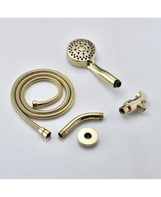Handheld Shower Head with Hose High Pressure Shower Heads, Gold