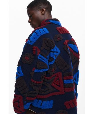 Men's Ethnic jacket with embossed details