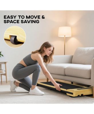 Walking Pad Under Desk Treadmill with Remote Control, Wheels