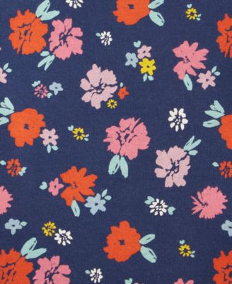 Girls' 5-20 Floral-Print Sweatshirt